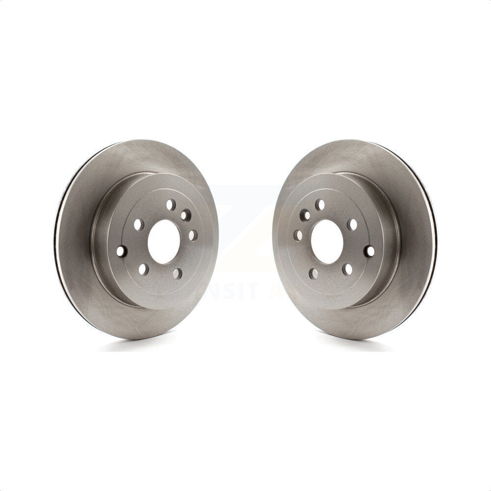 Rear Disc Brake Rotors Pair For 2008-2012 Land Rover LR2 K8-100878