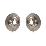 Rear Disc Brake Rotors Pair For 2014-2021 Jeep Cherokee With Dual Piston Front Caliper K8-100717