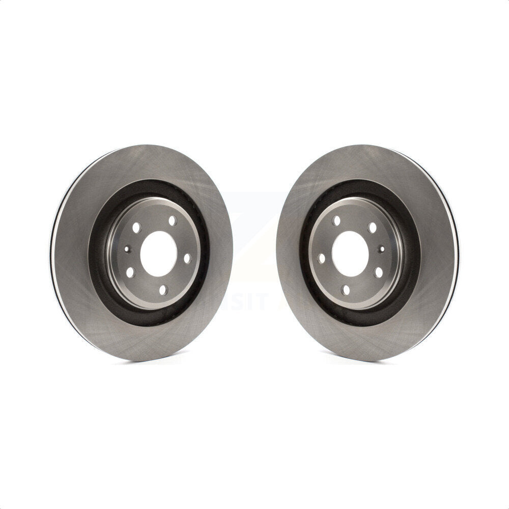 Rear Disc Brake Rotors Pair For Audi S5 A4 Quattro S4 K8-100889