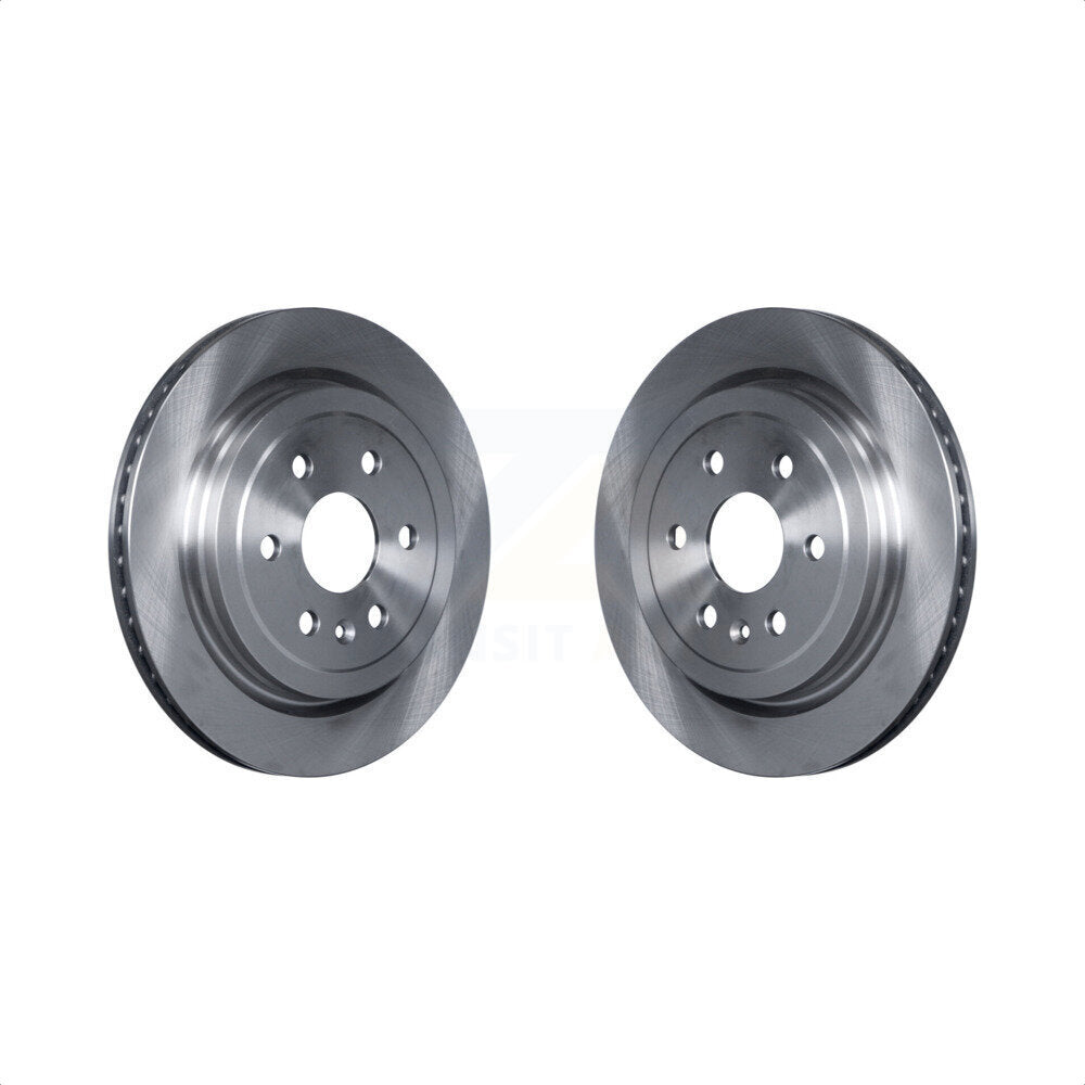 Rear Disc Brake Rotors Pair For Cadillac SRX Saab 9-4X K8-100611