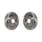 Rear Disc Brake Rotors Pair For Dodge Grand Caravan Chrysler Town & Country Journey Volkswagen Routan Ram C/V K8-100707