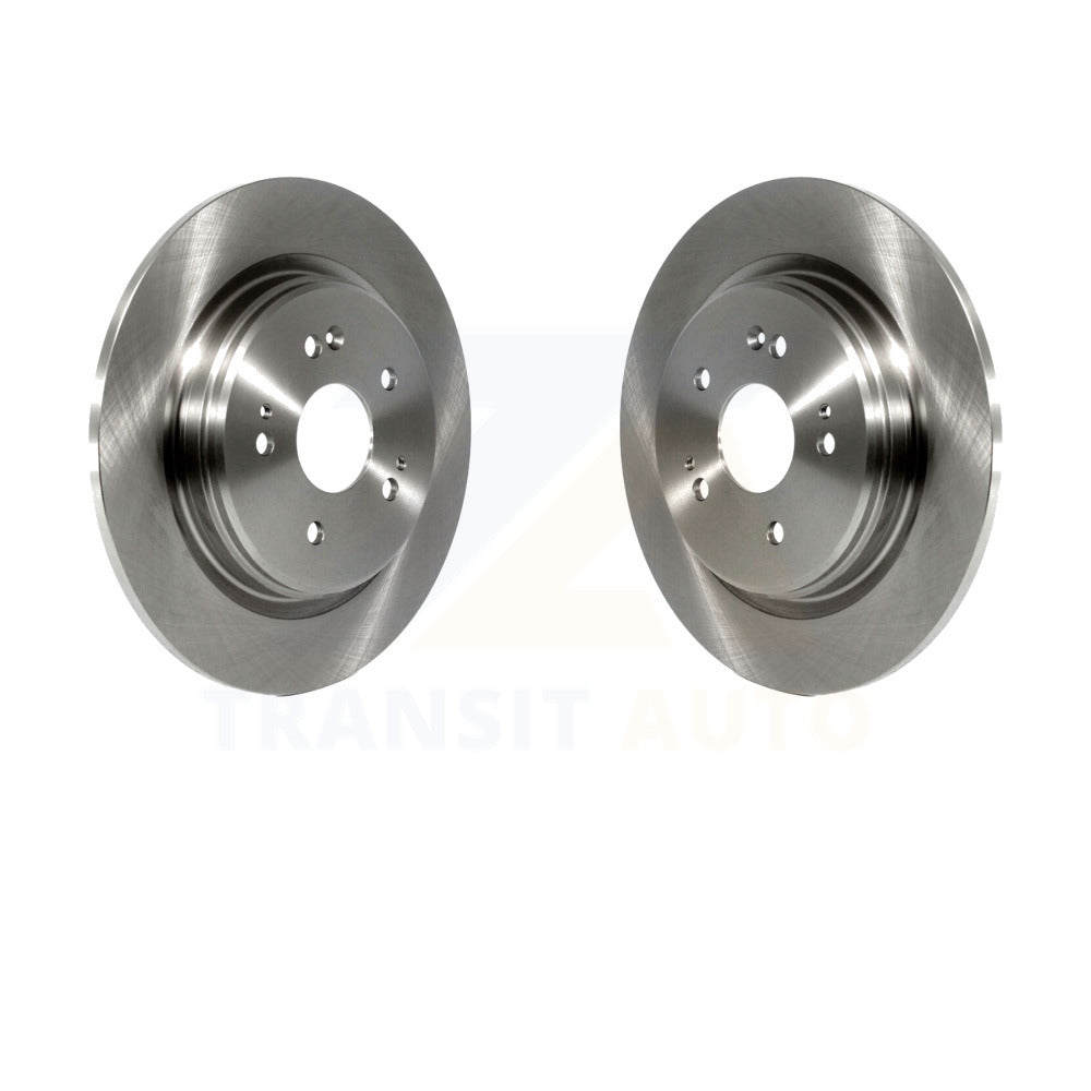 Rear Disc Brake Rotors Pair For Honda CR-V Acura TLX K8-100959