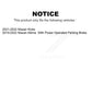 Rear Disc Brake Rotors Pair For Nissan Altima Kicks K8-102341