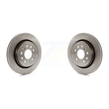 Rear Disc Brake Rotors Pair For Saab 9-3 9-3X With Vented Rotor K8-100812