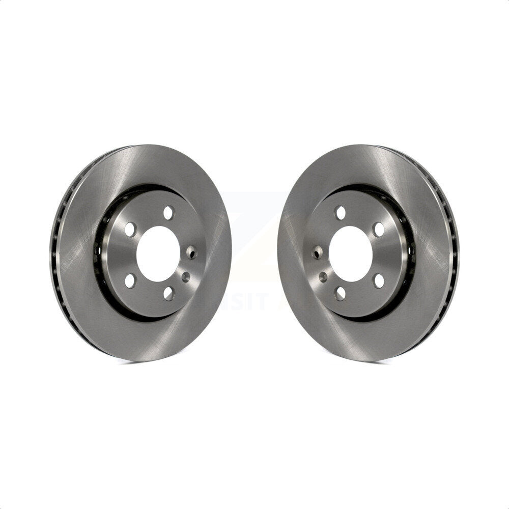 Rear Disc Brake Rotors Pair For Volkswagen Jetta Golf Audi TT Quattro R32 K8-100784