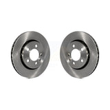 Rear Disc Brake Rotors Pair For Volkswagen Jetta Golf Audi TT Quattro R32 K8-100784
