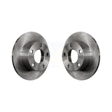 Rear Disc Brake Rotors Pair For Volkswagen Passat Audi A6 Quattro 100 S6 K8-100731