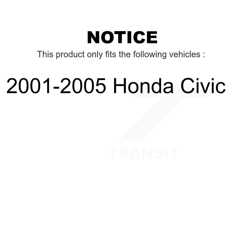 Rear Drum Brake Wheel Cylinder Kit For 2001-2005 Honda Civic K14-100086