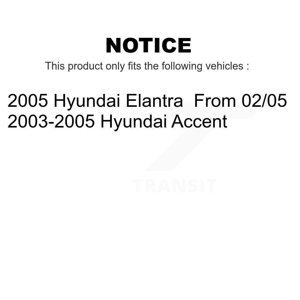 Rear Drum Brake Wheel Cylinder Kit For Hyundai Elantra Accent K14-100106