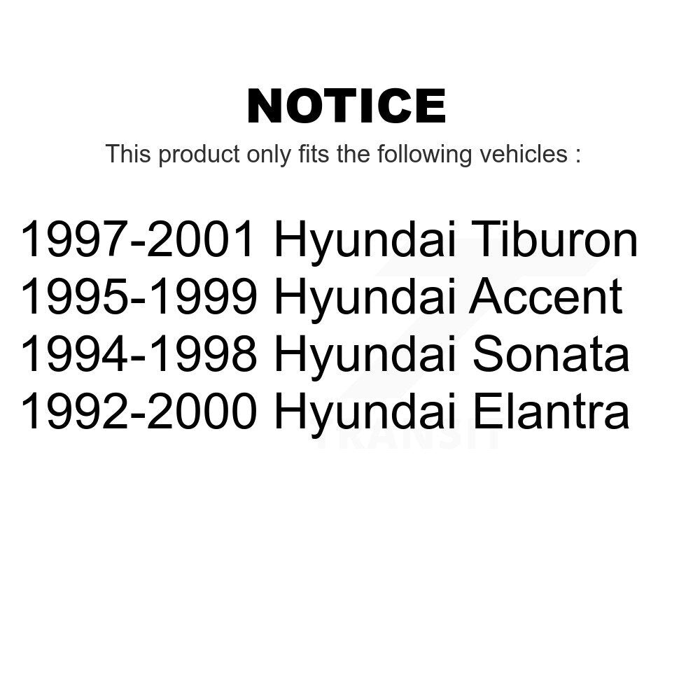 Rear Drum Brake Wheel Cylinder Kit For Hyundai Elantra Tiburon Accent Sonata K14-100103