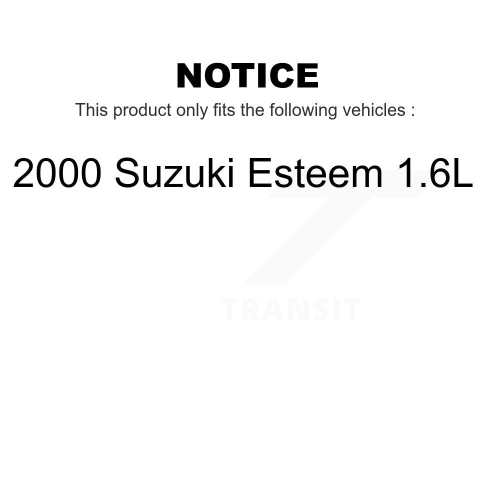 Rear Drum Brake Wheel Cylinder Pair For 2000 Suzuki Esteem 1.6L K14-100115
