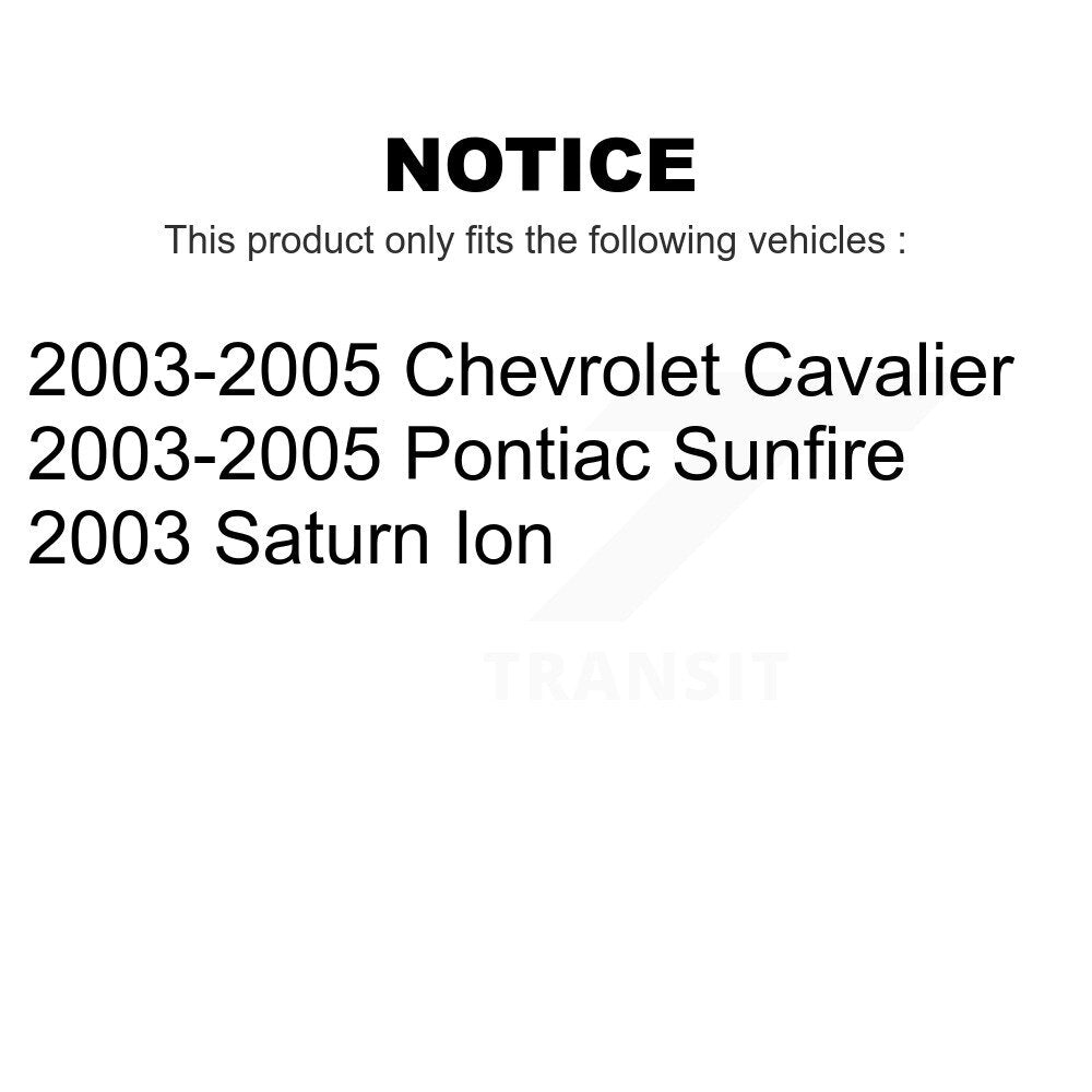 Rear Drum Brake Wheel Cylinder Pair For Chevrolet Cavalier Pontiac Sunfire Saturn Ion K14-100020