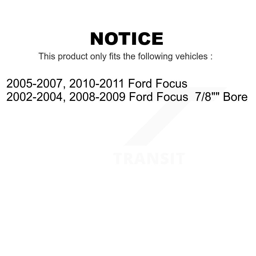 Rear Drum Brake Wheel Cylinder Pair For Ford Focus K14-100018