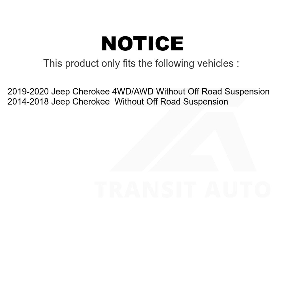 Rear Left Suspension Stabilizer Bar Link Kit TOR-K750715 For Jeep Cherokee Without Off Road