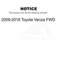 Rear Left Wheel Bearing Hub Assembly 70-512421 For 2009-2016 Toyota Venza FWD