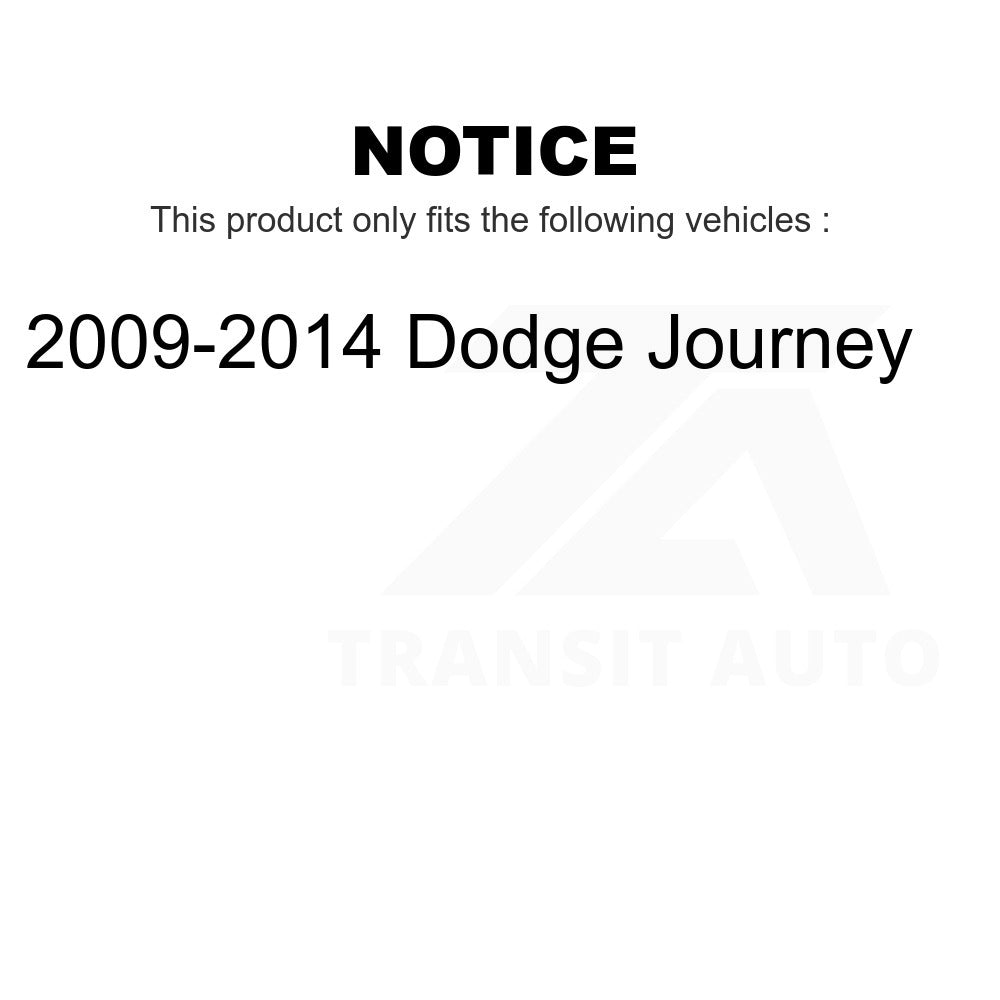 Rear Lower Rearward Suspension Knuckle Bushing TOR-K201383 For 2009-2014 Dodge Journey
