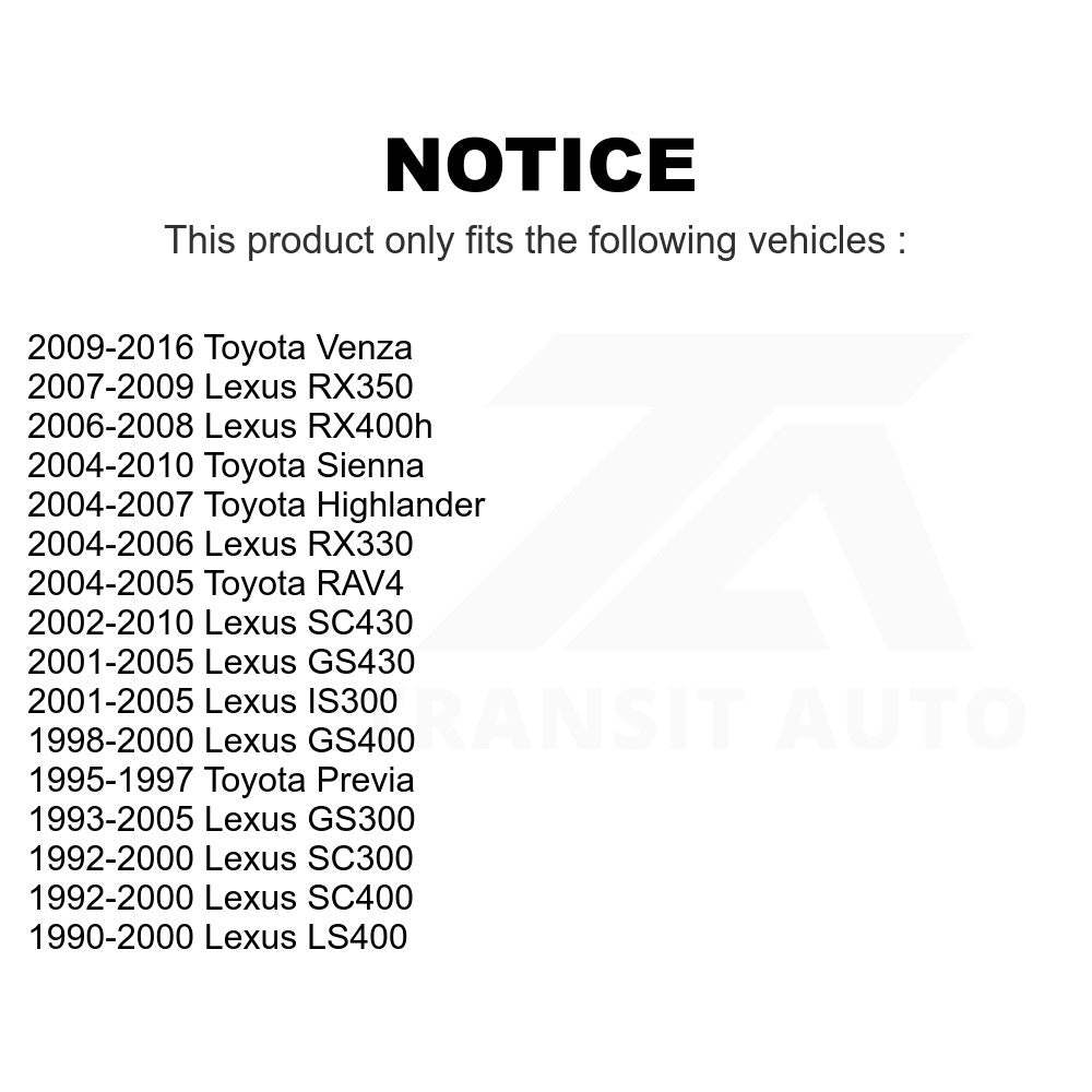 Rear Parking Brake Shoe NB-846B For Toyota Lexus Sienna Highlander Venza RX350 RX330 RAV4 GS300 LS400 RX400h SC430 IS300 SC400 GS400 SC300 GS430 Previa
