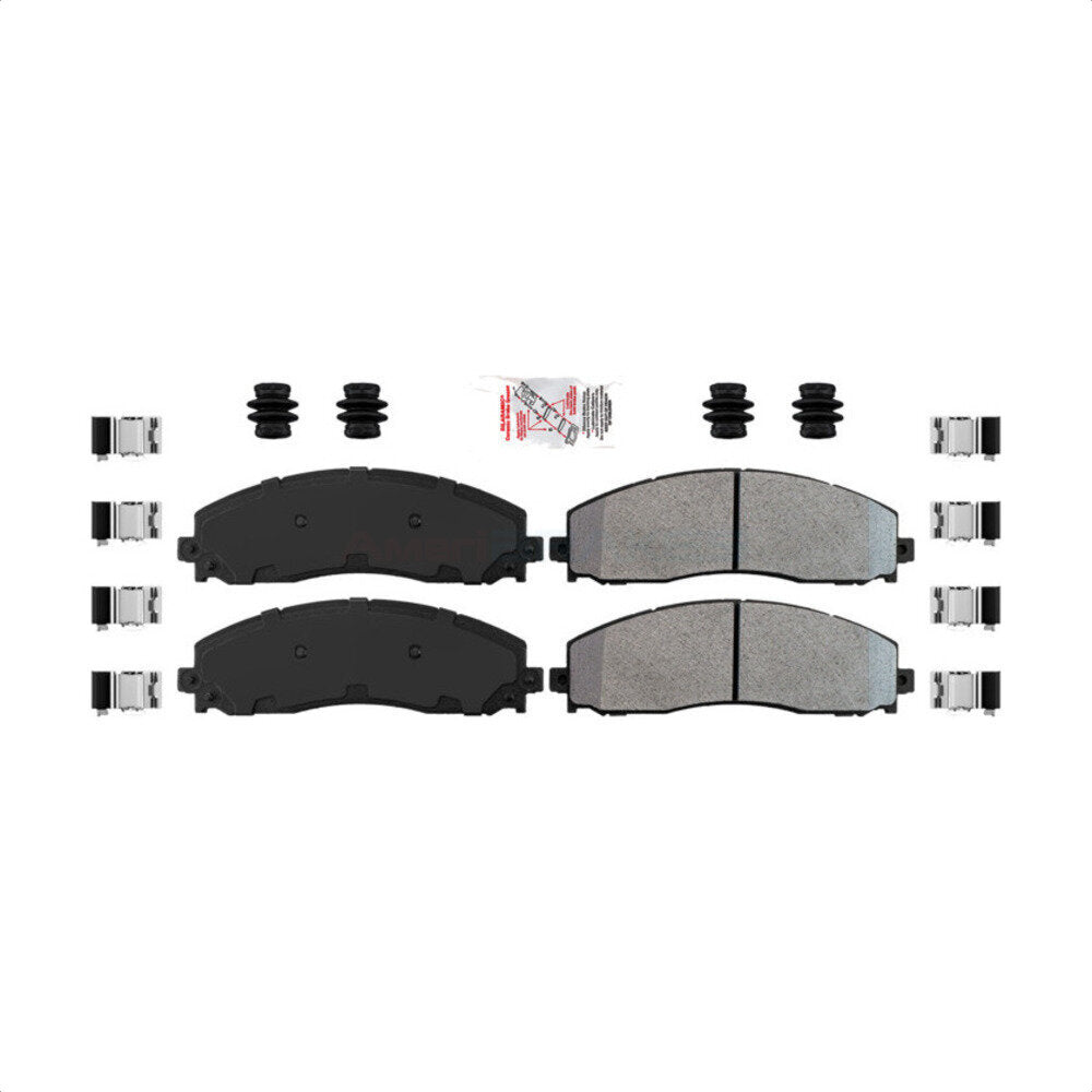 Rear Semi-Metallic Disc Brake Pads NWF-ASD1691 For Ford F-250 Super Duty F-350 F-450