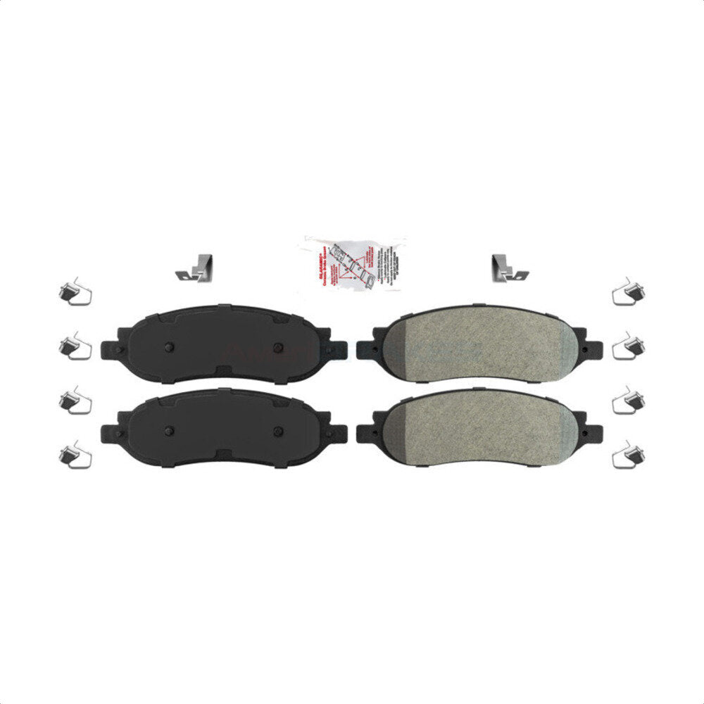 Rear Semi-Metallic Disc Brake Pads NWF-PRM1068 For 2005-2007 Ford F-250 Super Duty F-350