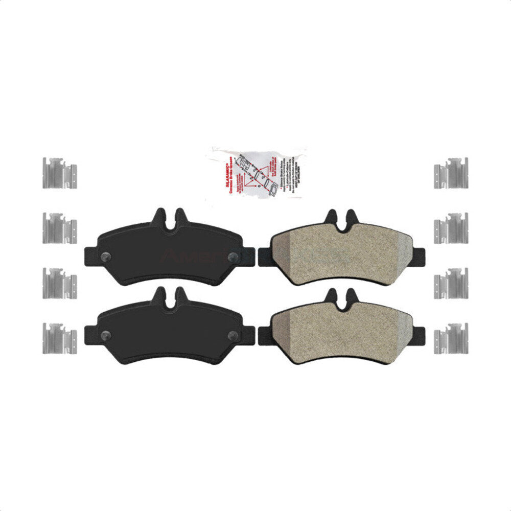 Rear Semi-Metallic Disc Brake Pads NWF-PRM1317 For Sprinter 2500 Mercedes-Benz Freightliner Dodge 3500