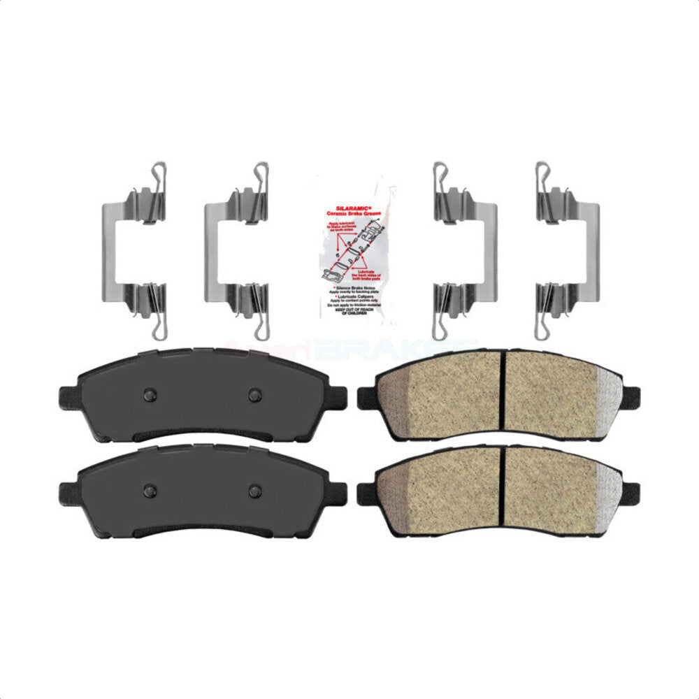 Rear Semi-Metallic Disc Brake Pads NWF-PRM757 For Ford F-250 Super Duty F-350 Excursion