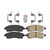 Rear Semi-Metallic Disc Brake Pads NWF-PRM757 For Ford F-250 Super Duty F-350 Excursion