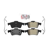 Rear Semi-Metallic Disc Brake Pads NWF-PRM973 For Mazda 3 Saab 9-3 5