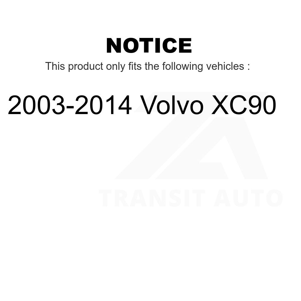 Rear Semi-Metallic Disc Brake Pads NWF-PRM980 For 2003-2014 Volvo XC90