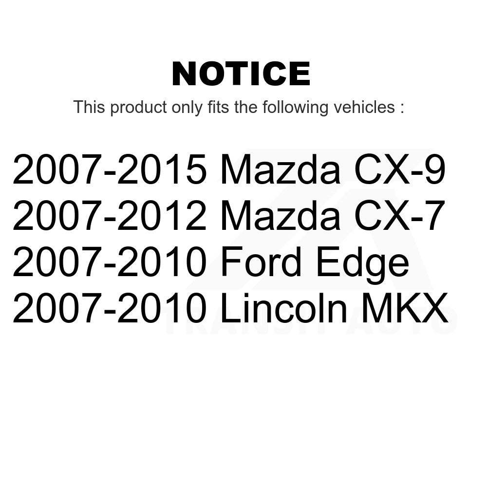 Rear Semi-Metallic Disc Brake Pads PPF-D1259 For Ford Edge Mazda CX-9 CX-7 Lincoln MKX