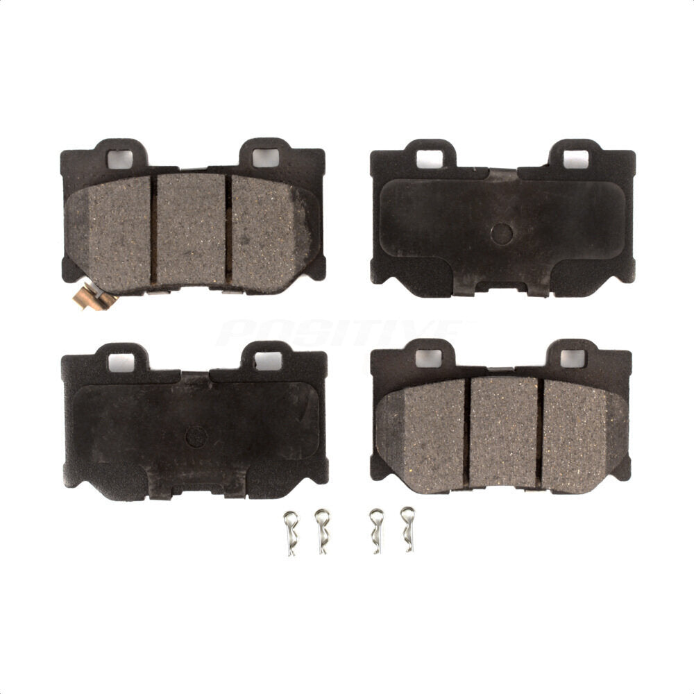 Rear Semi-Metallic Disc Brake Pads PPF-D1347 For INFINITI G37 Q50 Nissan 370Z Q60 M37 Q70 Q70L QX70 M56 FX50 Z