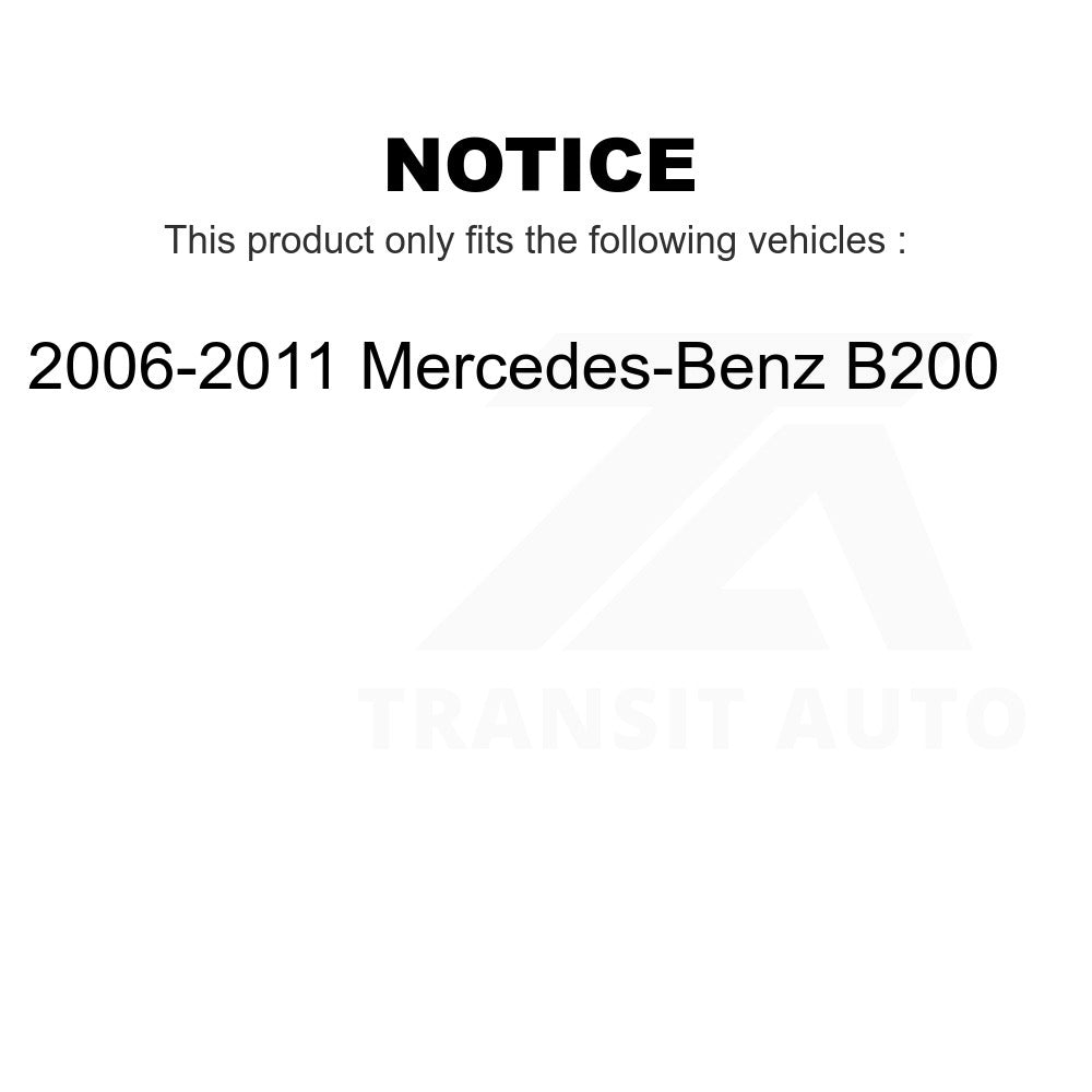 Rear Semi-Metallic Disc Brake Pads PPF-D1358 For 2006-2011 Mercedes-Benz B200