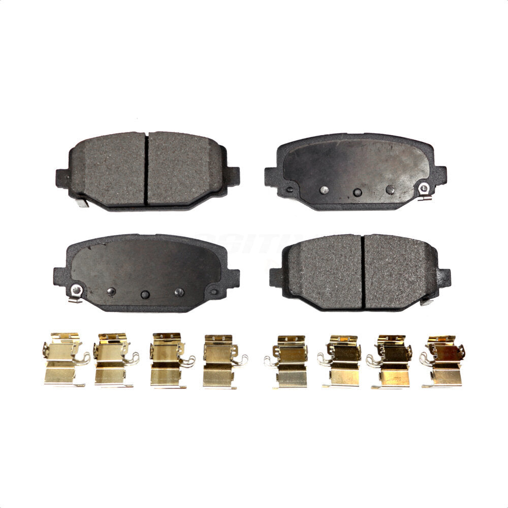 Rear Semi-Metallic Disc Brake Pads PPF-D1596 For Dodge Grand Caravan Journey Chrysler Town & Country Ram C/V Volkswagen Routan