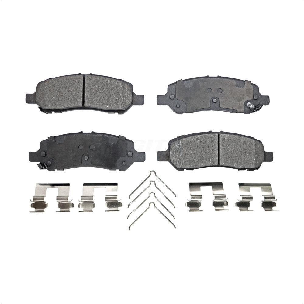 Rear Semi-Metallic Disc Brake Pads PPF-D1647 For 2013-2016 Dodge Dart