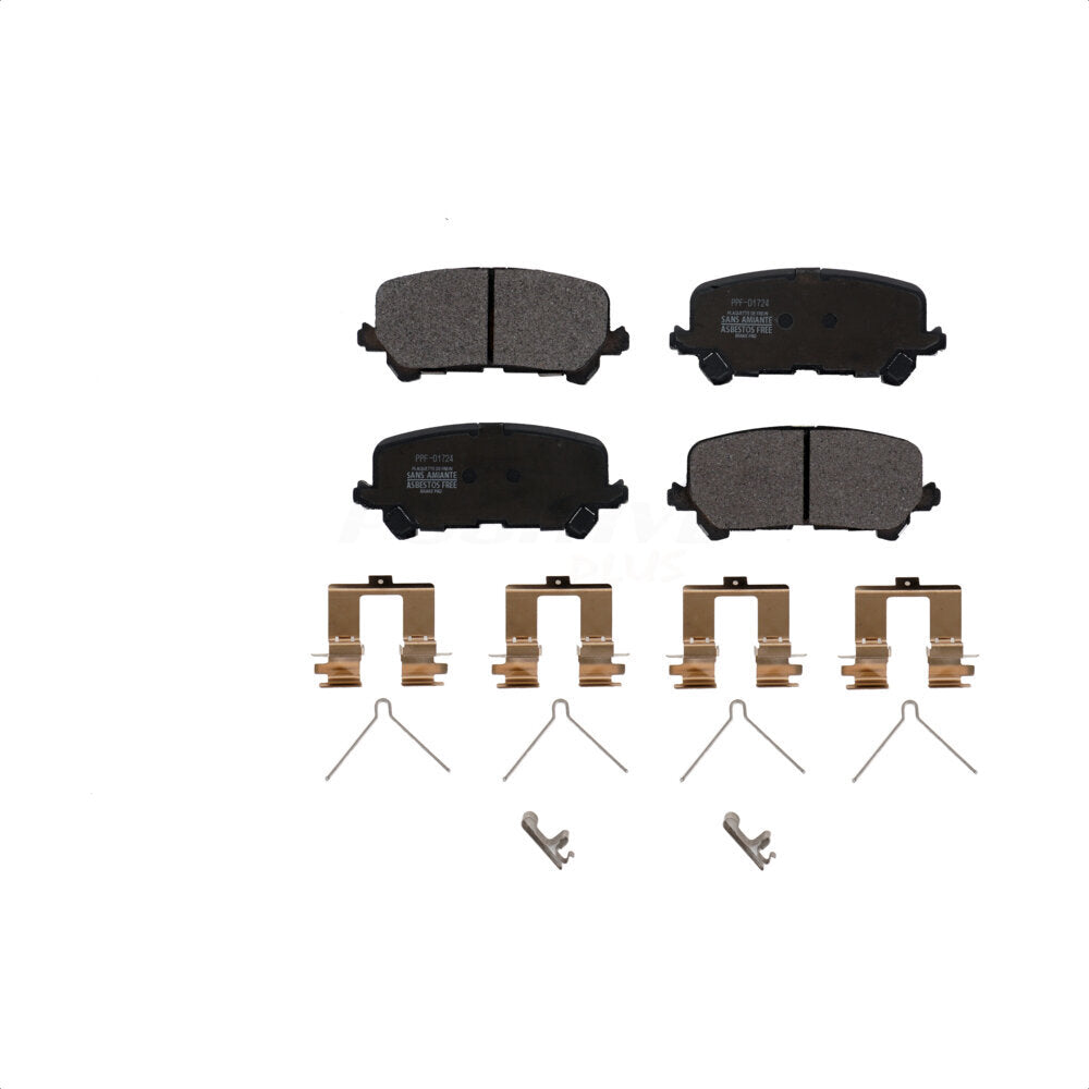 Rear Semi-Metallic Disc Brake Pads PPF-D1724 For Honda Pilot Acura MDX Ridgeline Passport