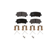 Rear Semi-Metallic Disc Brake Pads PPF-D1724 For Honda Pilot Acura MDX Ridgeline Passport