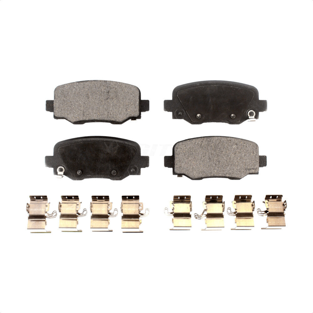 Rear Semi-Metallic Disc Brake Pads PPF-D1734 For Jeep Cherokee Chrysler 200
