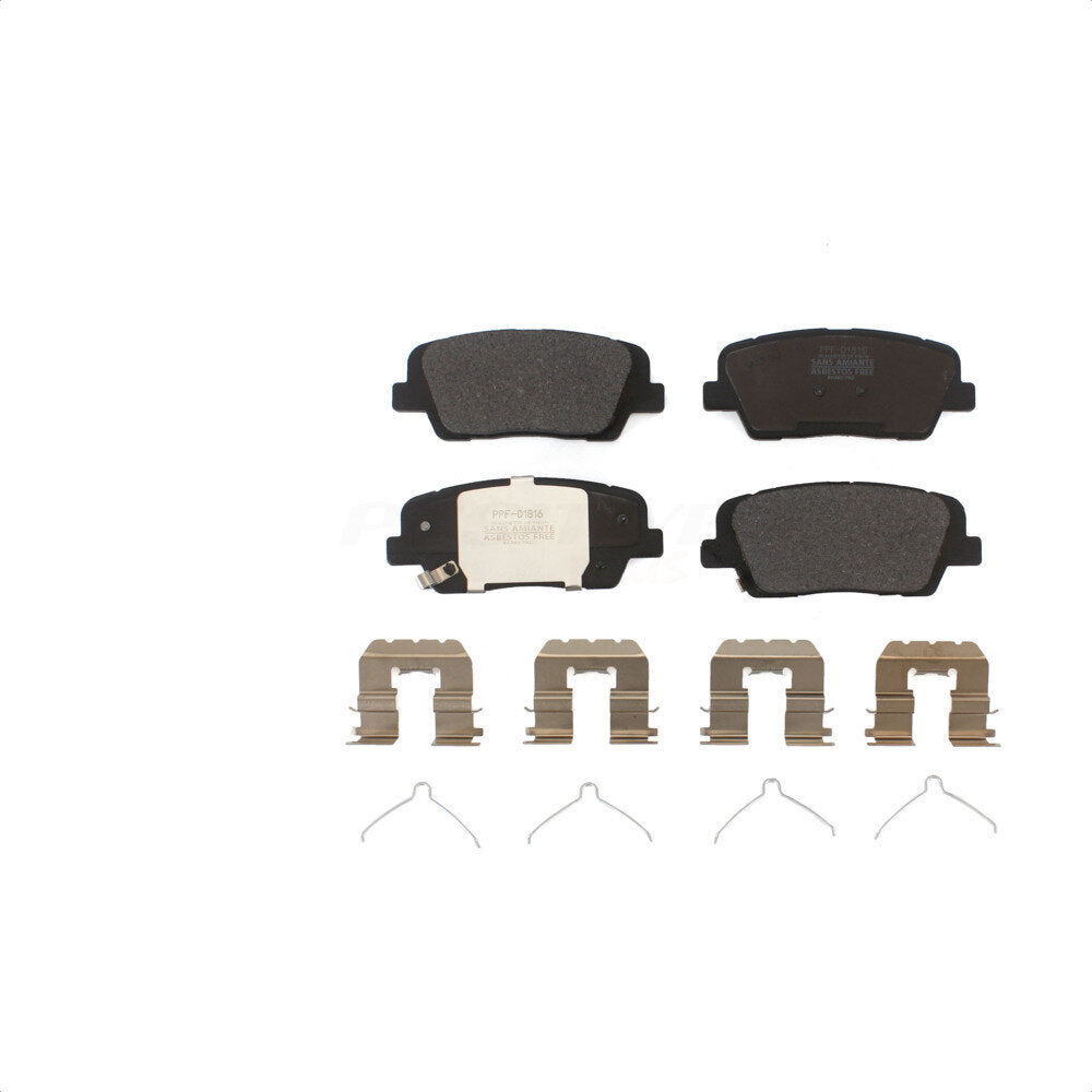 Rear Semi-Metallic Disc Brake Pads PPF-D1816 For Kia Sorento Genesis Stinger G80 G70