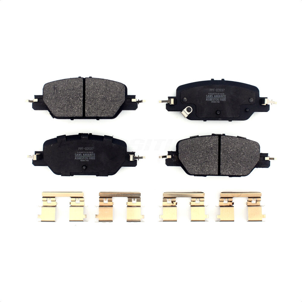 Rear Semi-Metallic Disc Brake Pads PPF-D2037 For 2017-2022 Honda CR-V