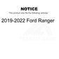 Rear Semi-Metallic Disc Brake Pads PPF-D2208 For 2019-2022 Ford Ranger