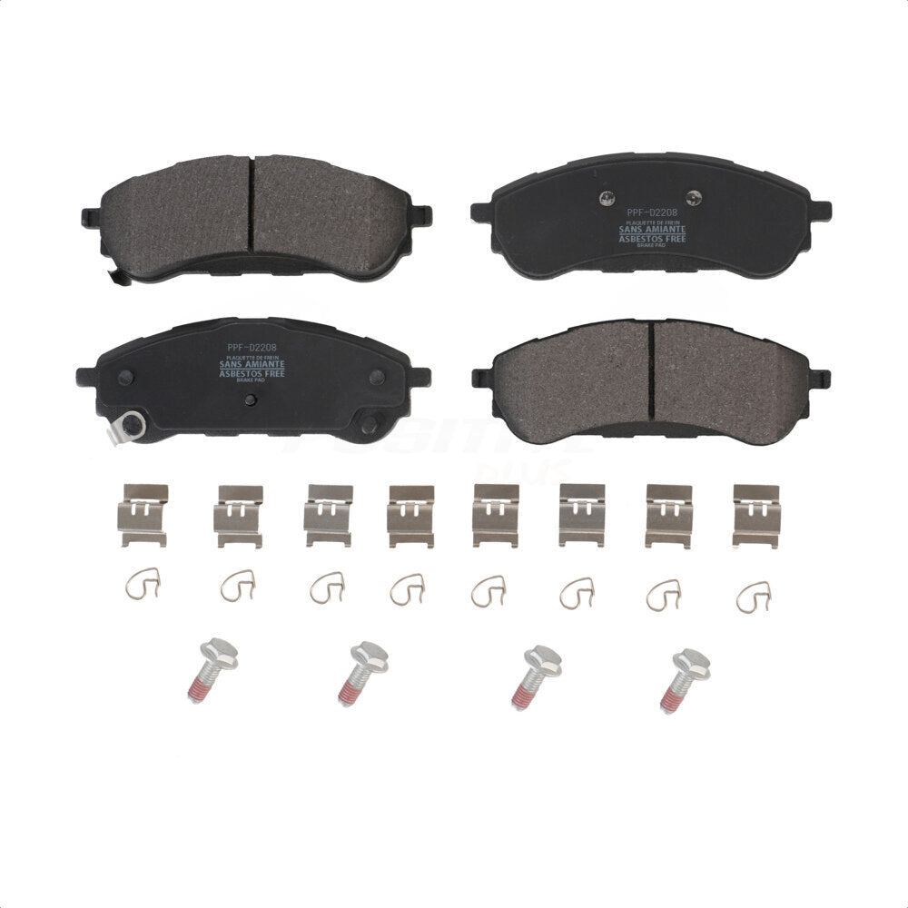 Rear Semi-Metallic Disc Brake Pads PPF-D2208 For 2019-2022 Ford Ranger