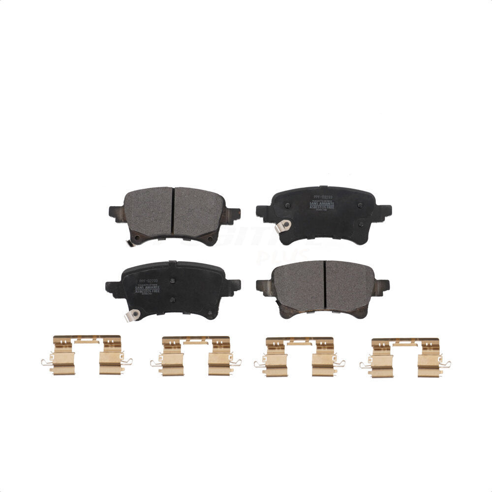 Rear Semi-Metallic Disc Brake Pads PPF-D2233 For Jeep Gladiator Wrangler