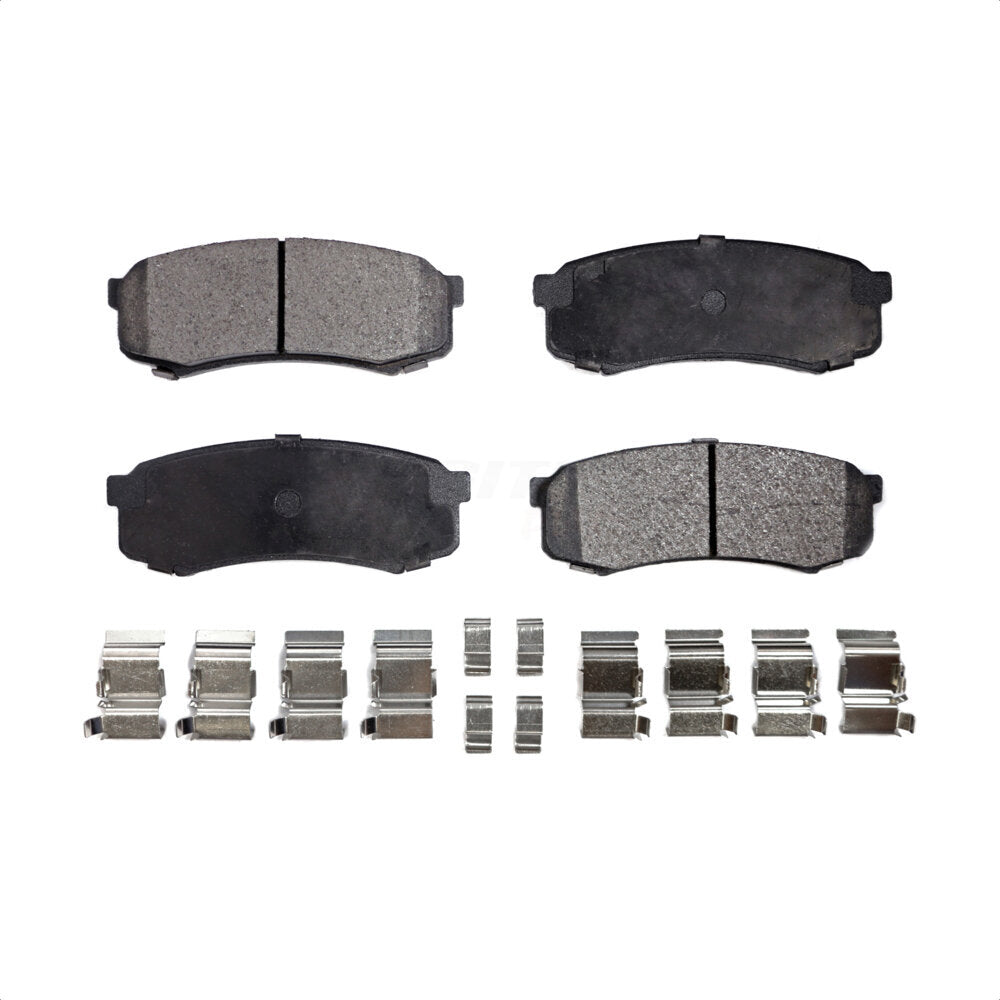 Rear Semi-Metallic Disc Brake Pads PPF-D606 For Toyota 4Runner Lexus Sequoia GX460 FJ Cruiser GX470 Land LX450 Mercedes-Benz C43 AMG