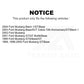 Rear Semi-Metallic Disc Brake Pads PPF-D627 For Ford Mustang