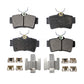 Rear Semi-Metallic Disc Brake Pads PPF-D627 For Ford Mustang