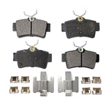 Rear Semi-Metallic Disc Brake Pads PPF-D627 For Ford Mustang