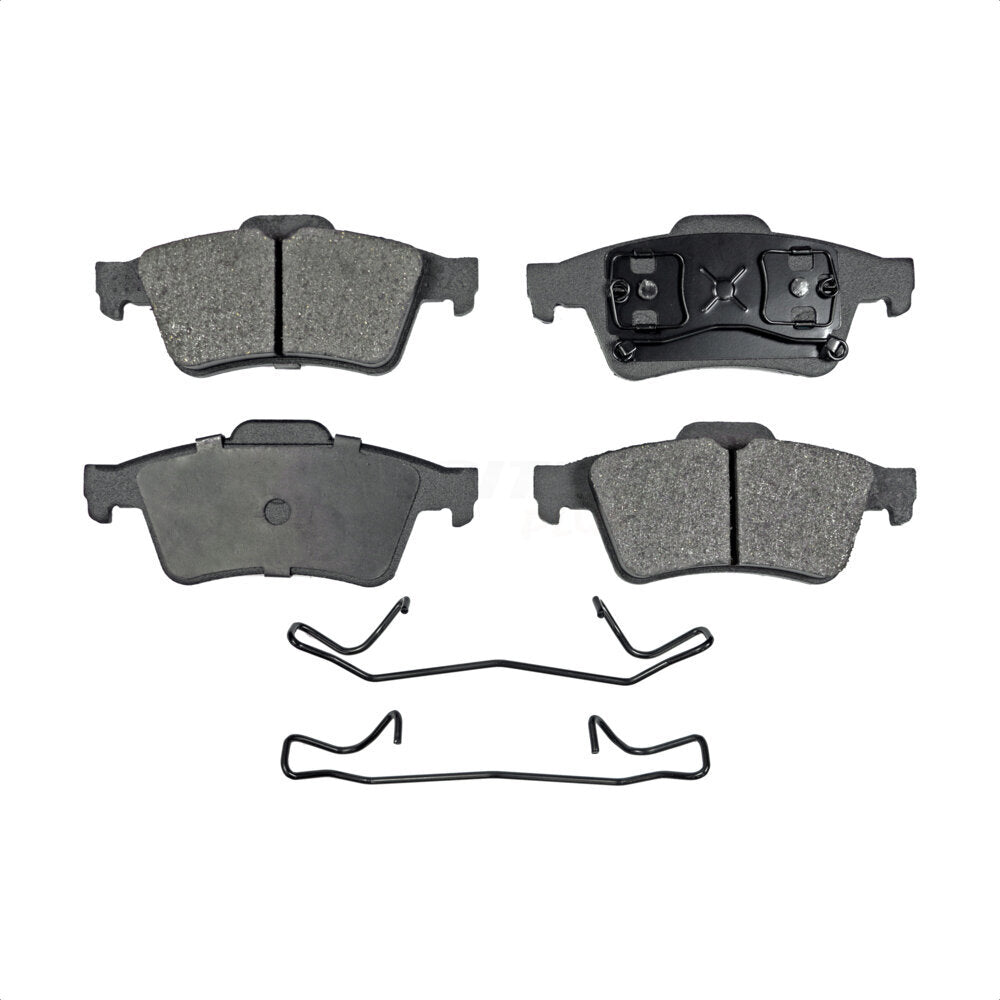 Rear Semi-Metallic Disc Brake Pads PPF-D973 For Mazda 3 Saab 9-3 5