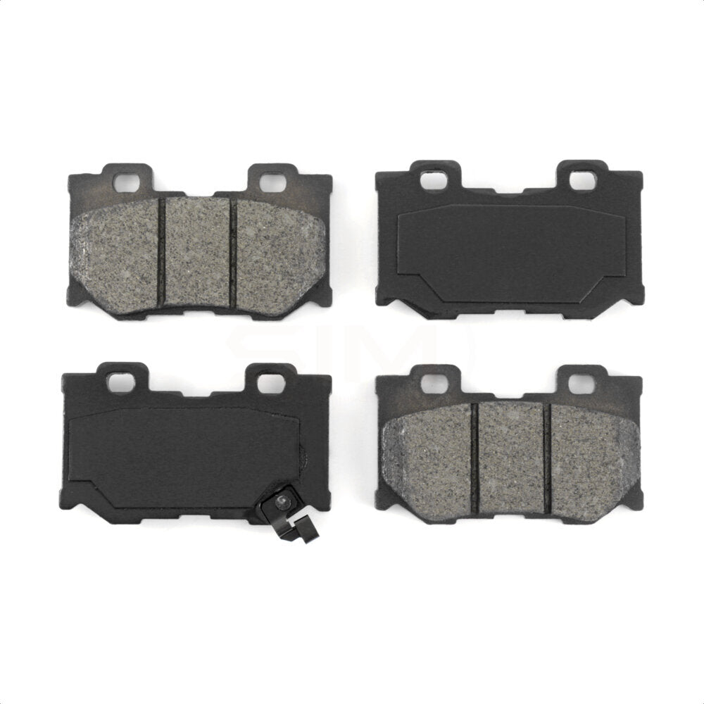 Rear Semi-Metallic Disc Brake Pads SIM-1347 For INFINITI G37 Q50 Nissan 370Z Q60 M37 Q70 Q70L QX70 M56 FX50 Z