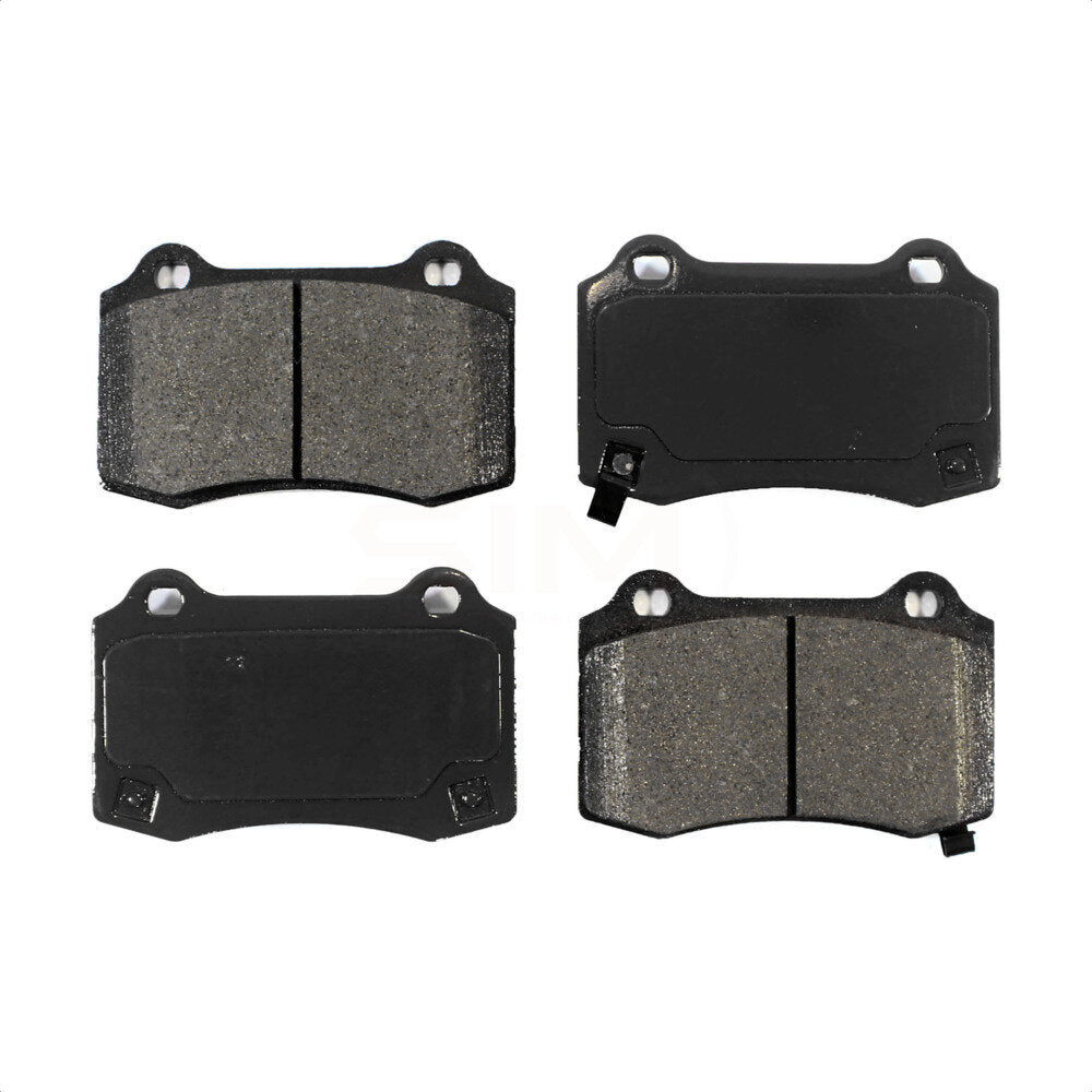 Rear Semi-Metallic Disc Brake Pads SIM-1428 For Tesla S Hyundai Genesis Coupe