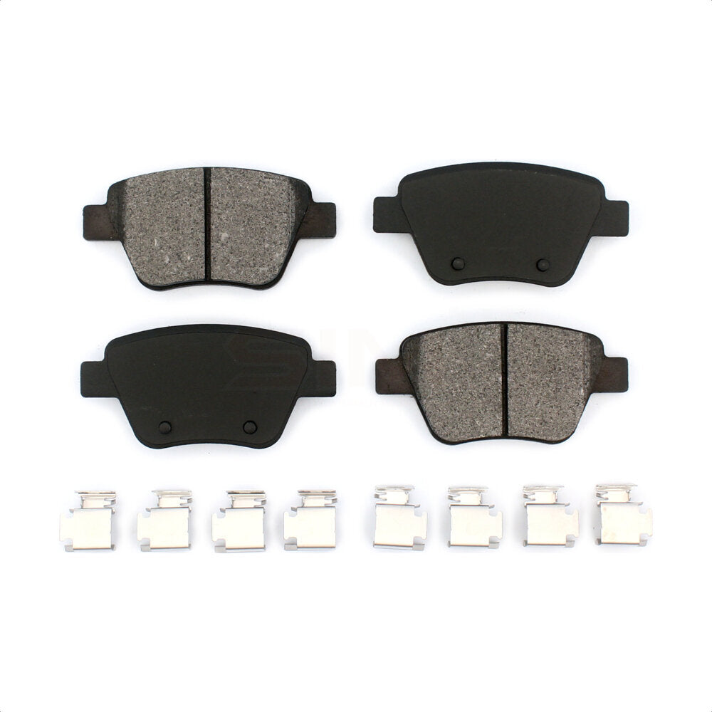 Rear Semi-Metallic Disc Brake Pads SIM-1456 For Volkswagen Jetta Passat Beetle Golf GTI Eos Audi A3 Quattro