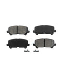 Rear Semi-Metallic Disc Brake Pads SIM-1724 For Honda Pilot Acura MDX Ridgeline Passport